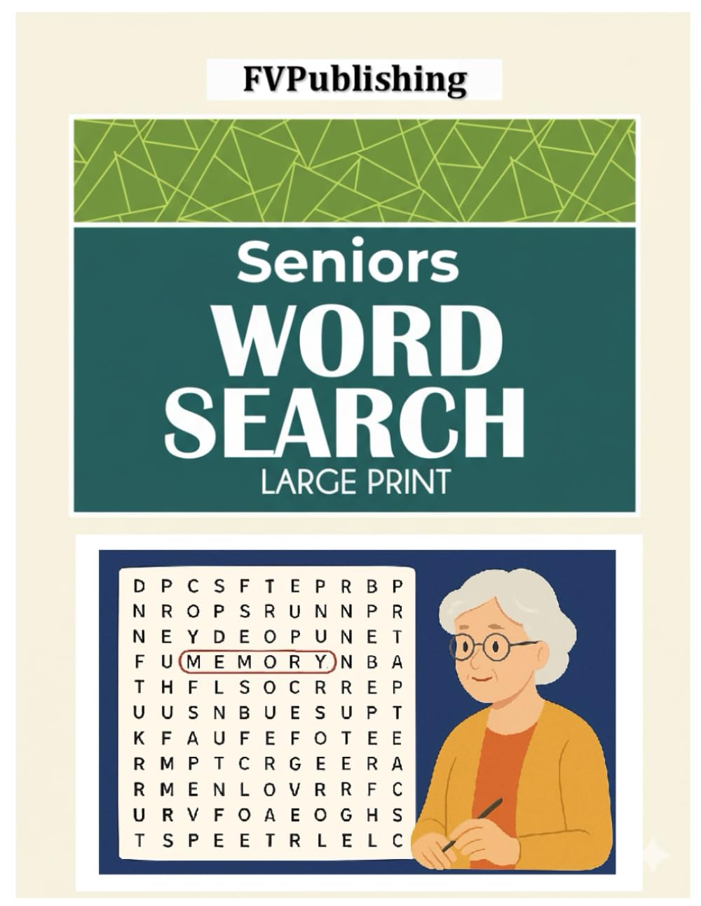 Seniors Word Search - Book Cover